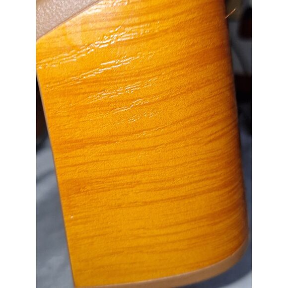 Maurices Slide On Sandal Chunky Heel Platform Open Toe Wedding Summer Size 11 - Picture 10 of 10